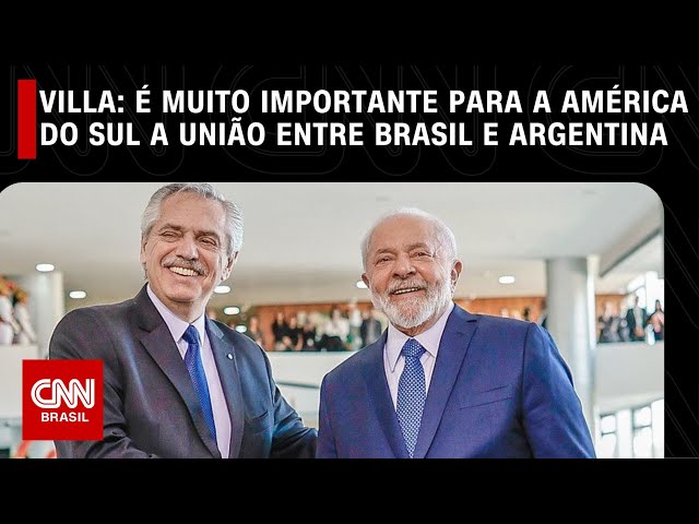 Villa: É muito importante para a América do Sul a união entre Brasil e Argentina | CNN NOVO DIA
