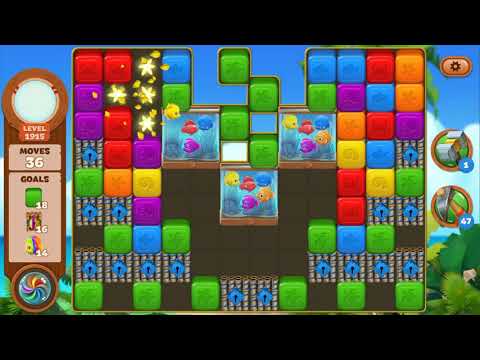 Lost Island Blast Adventure Level 1915 NO BOOSTERS - A S GAMING ✔️