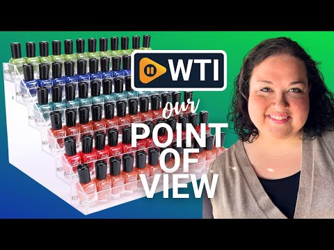 Clear Nail Polish Paint Organizer Holder Rack Shelf 6 Tier Acrylic Tattoo Ink Essential Oil Display Stand Holds Up to 48-96 Bottles (Fit 1-2oz Bottles). 6 Tiers Tabletop Rack - WTI product video review