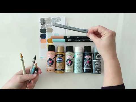 Part 1 Start to Finish RAMBLE Art Book Journal - Intuitive Mark Making