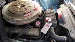1963 Ford Thunderbird Coupe Engine Bay and Wiper Function