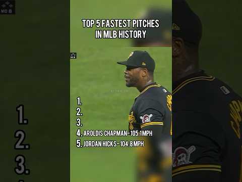 Top 5 FASTEST PITCHES in MLB history!