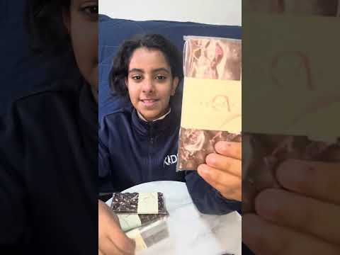 Trying the viral Dubai chocolate  ❤️￼