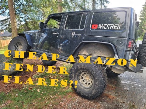 "Cheap" Jeep JK Fender Flares from Amazon. Are they Good? Or Bad?