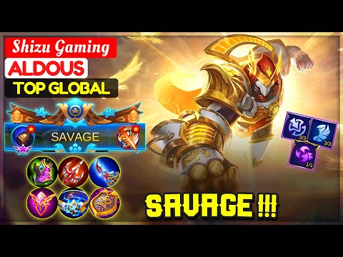 Aldous Shizu SAVAGE !!! [ Top Global Aldous ] Shizu Gaming - Mobile Legends