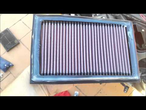 Installing a K&N Air Filter on a 2008  Ninja 250r