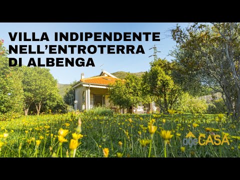 Villa indipendente con giardino e porticato in vendita nell'entroterra di Albenga #casainvendita