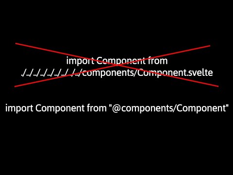 Sapper - How 2 avoid import Bla from ../../../../../../../../../ ( rollup-plugin-alias )