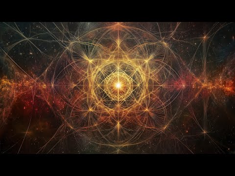 🌌 Meditative Music with Sacred Cosmic Mandala | Deep Relaxation & Spiritual Awakening 🌌