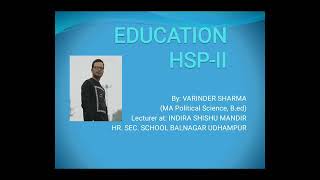 Education HSP-II defects in existing curriculum chapter 1 - Download this Video in MP3, M4A, WEBM, MP4, 3GP