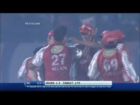 IPL 2010 Match 51 Highlights KXIP vs DC