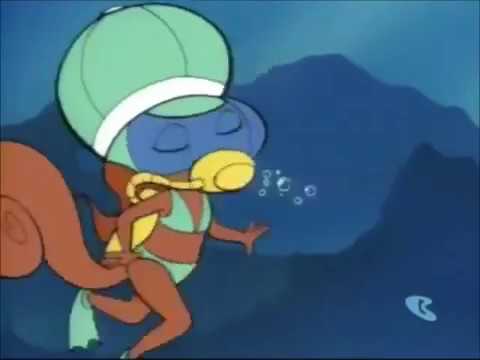 Agent Penny underwater