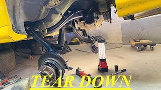 GTO wheel bearing replacement + tearing down the rear suspension