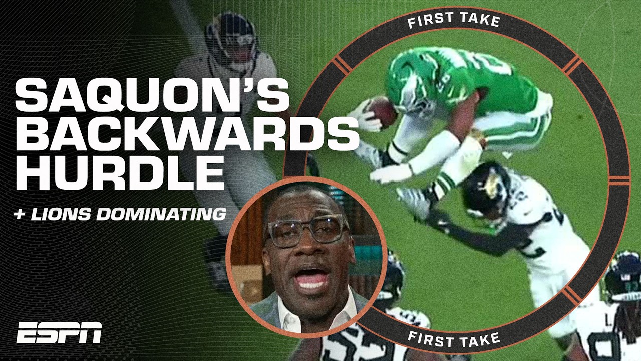 Shannon Sharpe 🗣️ SAQUON BARKLEY HAD THE 'PLAY OF THE YEAR!' + Lions the BEST OVERALL? | First Take