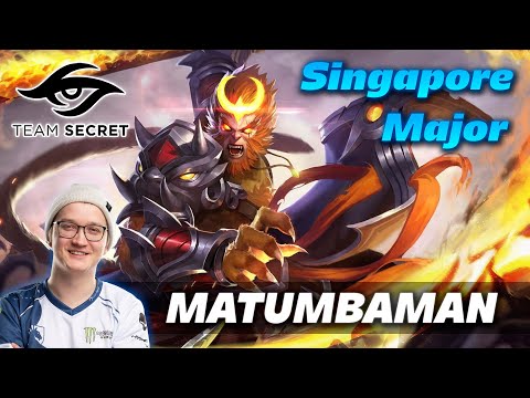 MATUMBAMAN MONKEY KING - Team Secret vs Thunder Predator - Dota 2 The Singapore Major