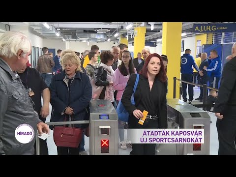 Átadták Kaposvár új sportcsarnokát