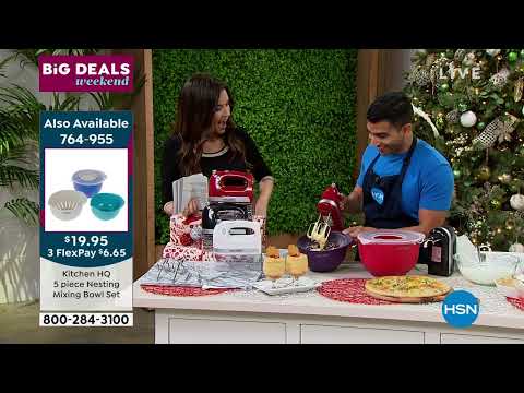 Kitchen HQ 5Speed Electric Hand Mixer with Storage Case