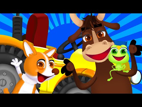 COLECȚIE DE HITURI – Taurul și Tractorul – Cântece Pentru Copii – Cu Dragoste Pentru Copii