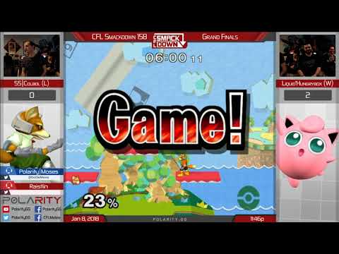 CFL Smackdown 158 Melee - SS | Colbol (Fox) vs Liquid`Hungrybox (Puff) - Grand Finals
