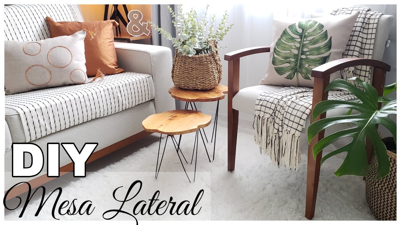 FAÇA VOCÊ MESMO MESINHA LATERAL RÚSTICA | Viviane Magalhães