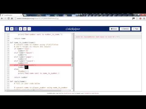 Python Codeskulptor Errors Tutorial Part 1 Of 2