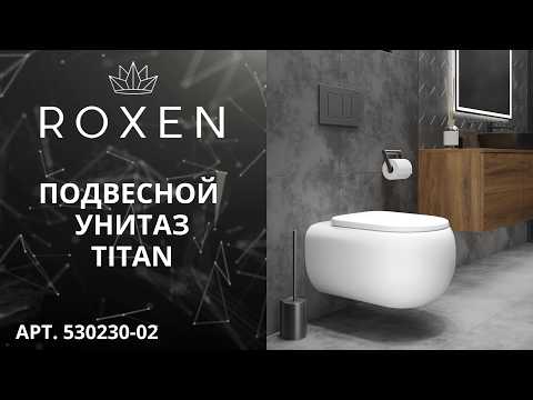 Миниатюра изображения товара Инсталляция с подвесным унитазом Roxen StounFix Dual Fresh 967232 (с креплениями, шумоизоляционной плитой, аромадозатором и кнопкой смыва)