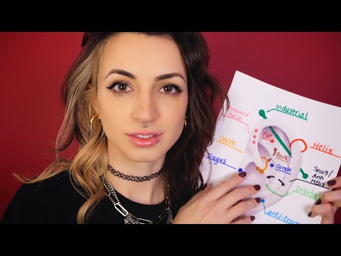 ASMR | Giving You an Ear Piercing at the Piercing Shop - YouTube