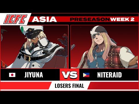 Jiyuna (Ramlethal) vs NiteRaid (Axl) ICFC Strive Asia Preseason Week 2 Losers Final