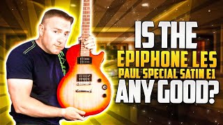 Video thumbnail for Is The Epiphone Les Paul Special Satin E1 Any Good? by Cryptic Mask Guitar