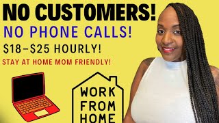 🙌🏾 NO CUSTOMERS OR PHONE CALLS! NO PHONE JOB! GOOD BENEFITS! WORK FROM HOME JOB 2024