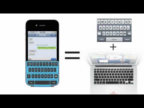 Worlds thinnest Physical Keyboard for iPhone - SmartKeyboard!