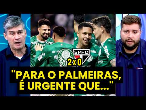 “Cara, É URGENTE que o PALMEIRAS VOLTE A…” OLHA o que PROVOCOU DEBATE após 2 a 0 no SÃO PAULO!
