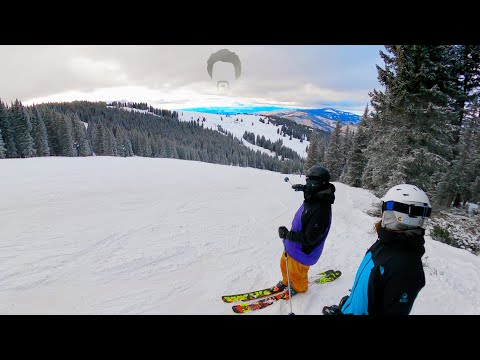 Skiing Vail Ski Resort Colorado Top to Bottom