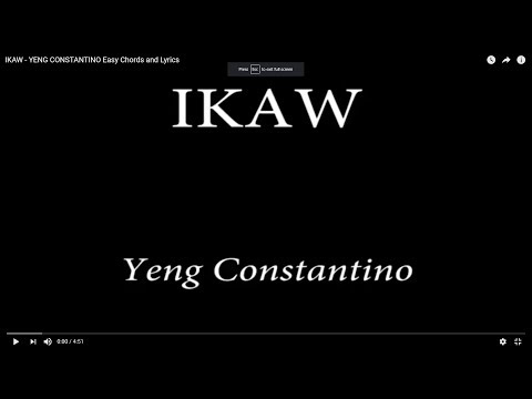 download lagu mp3 mp4 How To Love By Yeng Constantino Lyrics And Chords, download lagu How To Love By Yeng Constantino Lyrics And Chords gratis, unduh video klip How To Love By Yeng Constantino Lyrics And Chords