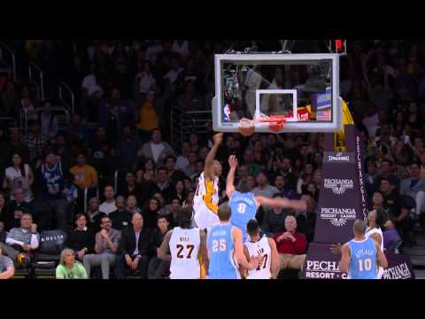 Wesley Johnson Flies for the And-1 Posterizing Dunk on Danilo Gallinari