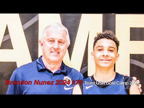 Brandon Nunez Powerhouse Hoops 2024 #70 - Team USA 7th-8th Grade Inaugural Camp 2019