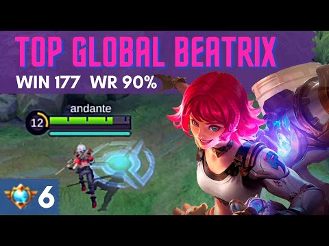 TOP GLOBAL BEATRIX WR 90% ► GOLD IANE GAMEPLAY ► BEATRIX BEST EMBLEM AND BUILD