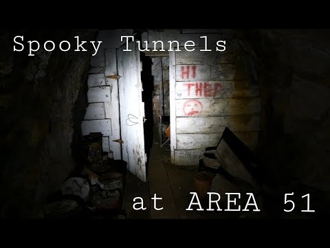 Going Deep Into The Underground Tunnels Near Area 51, Rachel Nevada.
