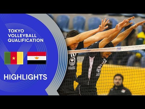 Волейбол Cameroon vs. Egypt — Highlights | CAVB Men's Tokyo Volleyball Qualification 2020