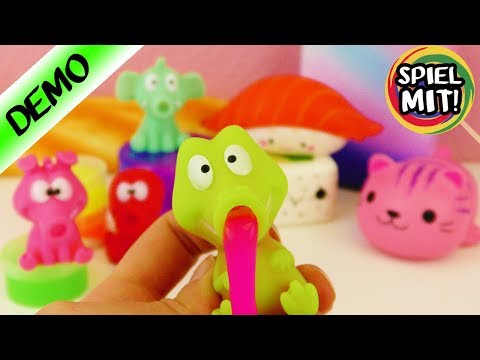 Top 10 Squishy & Schleim | Neue Schleim Tiere, bunter Glibber, Knautsch Antistress Spielzeug deutsch