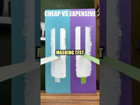 I tested cheap vs expensive masking tape?!