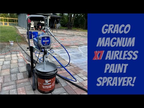 Graco Magnum X7 Airless Paint Sprayer Unboxing/First Use!