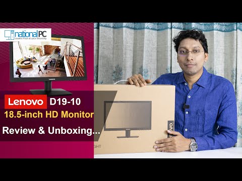 Lenovo D19-10 46.99cms (18.5) WLED Monitor