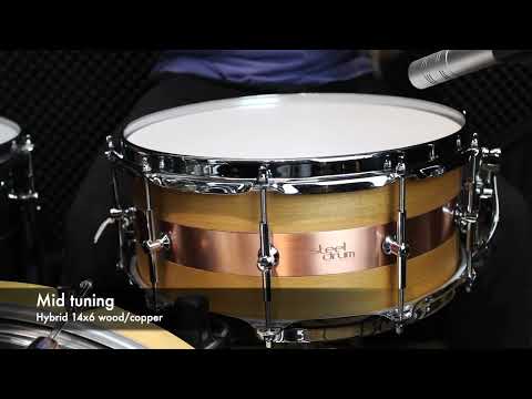 Steeldrum - New hybrid model 14x6 - Video Test.