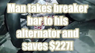 Replace Alternator in 2002 Lincoln Navigator DIY & 1/2" breaker bar review.