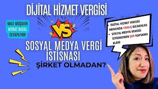ŞİRKET OLMADAN DİJİTAL ÜRÜN VEYA HİZMET SATMAK | SOSYAL MEDYA VERGİ İS