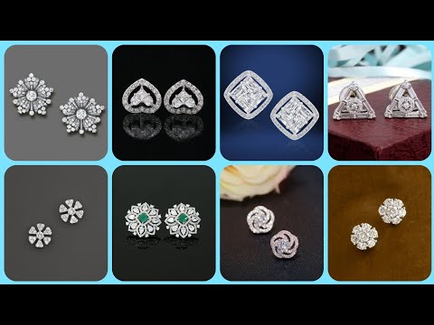#Diamondearring Latest Diamond Gold Ear Stud Designs| Diamond earring design 2021 @fashionmantra156