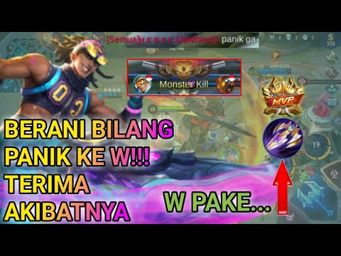 MASIH BERANI BILANG PANIK KE W!!!LW YANG W BIKIN PANIK - BRUNO BUILD TERSAKIT 2021
