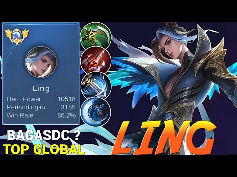 86% Win Rate Ling Insane 3,100 Matches - Top Global Ling by★BAGASDC ? - Mobile Legends