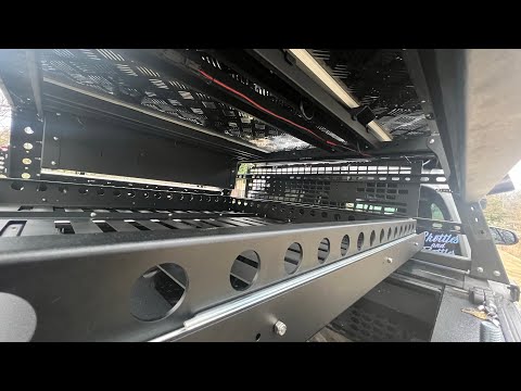 KBvoodoo Cargo Tray for Bed Rack on Tacoma — Also Custom Headache Rack